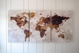 Budget-friendly DIY wall art above a living room sofa